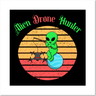 Drone alien angler Posters and Art